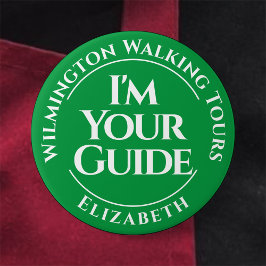 Schaltfläche "offizieller Tour Guide" Abzeichen Button