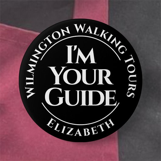 Schaltfläche "offizieller Tour Guide" Abzeichen Button