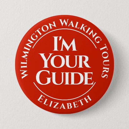 Schaltfläche "offizieller Tour Guide" Abzeichen Button (Vorderseite)