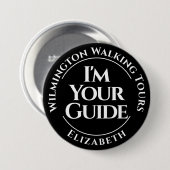 Schaltfläche "offizieller Tour Guide" Abzeichen Button (Vorne & Hinten)
