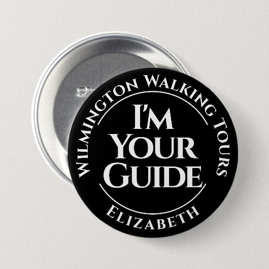 Schaltfläche "offizieller Tour Guide" Abzeichen Button (Vorne & Hinten)