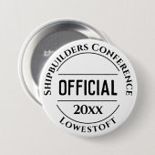Schaltfläche "offizielles Abzeichen" Button (Vorne & Hinten)