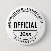 Schaltfläche "offizielles Abzeichen" Button (Vorderseite)