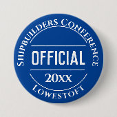 Schaltfläche "offizielles Abzeichen" Button (Vorderseite)