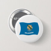 Schaltfläche "Oklahoma Flag" Button (Vorne & Hinten)