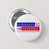 Schaltfläche Olbermann Clooney 2012 Button (Vorne & Hinten)