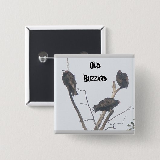Schaltfläche "Old Buzzard" Button (Vorne & Hinten)
