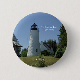 Schaltfläche Old Presque Isle Lighthouse Button