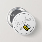 Schaltfläche "Oma to Bee Baby" Button (Vorne & Hinten)