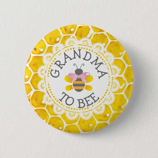 Schaltfläche "Oma to Bee Baby" Button (Vorderseite)