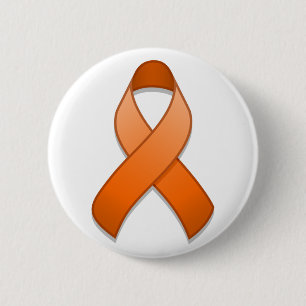 Schaltfläche "Orange Awareness Ribbon" Button