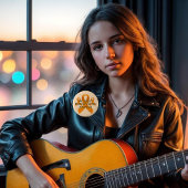 Schaltfläche "Orange Ribbons Multiple Sklerose Awa Button