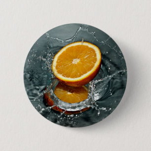 Schaltfläche Orange Splash Button