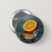 Schaltfläche Orange Splash Button (Vorne & Hinten)