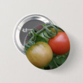 Schaltfläche Orange und Rote Tomaten Button (Vorne & Hinten)