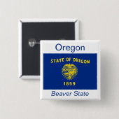 Schaltfläche "Oregon Flag" Button (Vorne & Hinten)