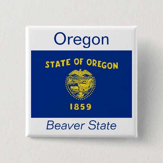 Schaltfläche "Oregon Flag" Button (Vorderseite)
