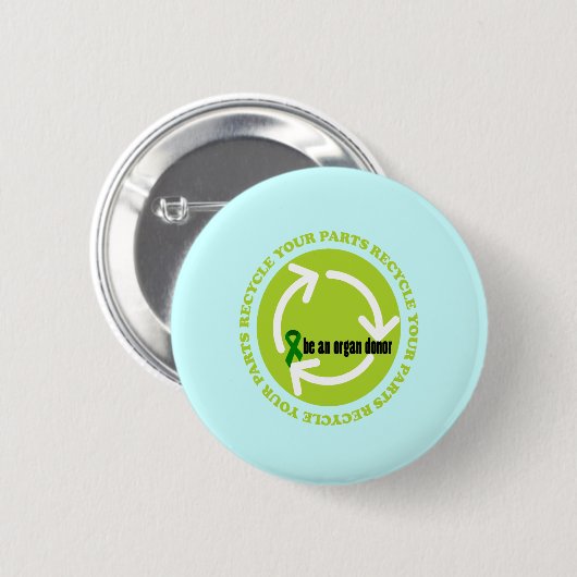Schaltfläche "Organspende" Button (Vorne & Hinten)