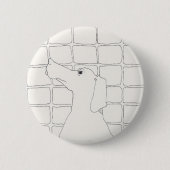 Schaltfläche "Original Dog Zeichnend Chinesischer Button (Vorderseite)
