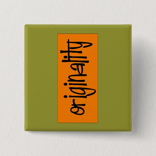 Schaltfläche Originalität Button (Vorderseite)