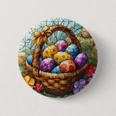 Schaltfläche "Osterkorb" Button (Vorderseite)