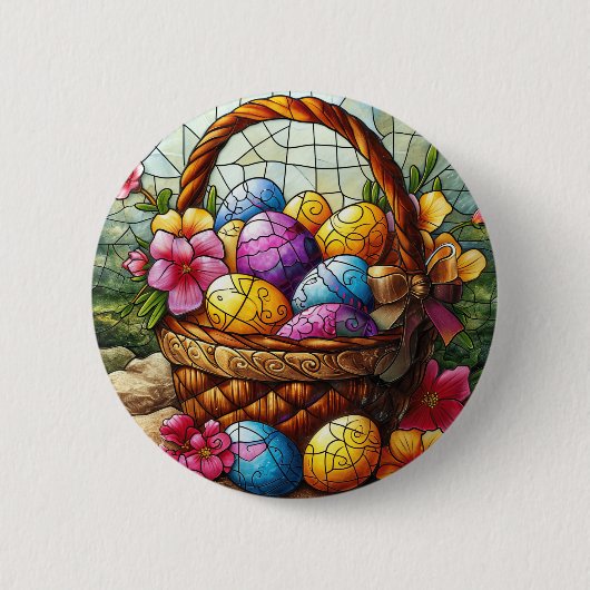 Schaltfläche "Osterkorb" Button (Vorderseite)