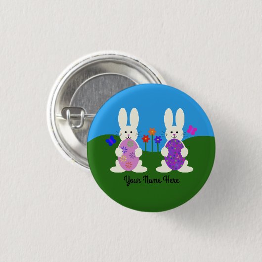 Schaltfläche "Ostersonne #7" Button (Vorne & Hinten)