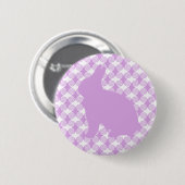 Schaltfläche "Ostersonnige Wirbel", Lavendel Button (Vorne & Hinten)
