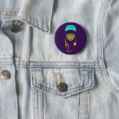 Schaltfläche Paisley-Maske Button (Beispiel)