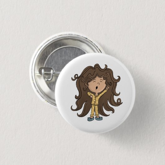 Schaltfläche "Pajama Girl" Button (Vorne & Hinten)