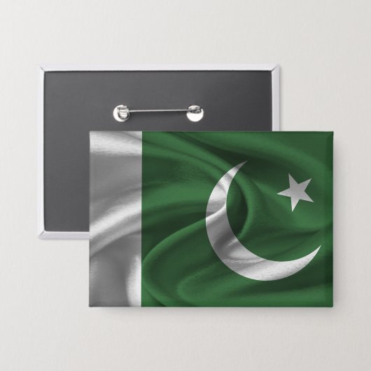 Schaltfläche Pakistan Flag Button (Vorderseite/Rückseite)