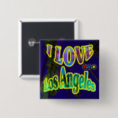 Schaltfläche "Palm Sky: I LIEBE Los Angeles 4" Button (Vorne & Hinten)