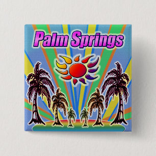 Schaltfläche Palm Springs Summer Liebe Button