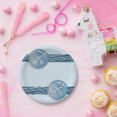 Schaltfläche "Paper Tellers" Pappteller (Party)