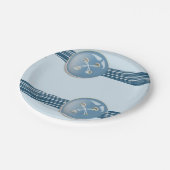 Schaltfläche "Paper Tellers" Pappteller (Schrägansicht)