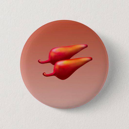 Schaltfläche "Paprikaschoten des roten Chilis" Button (Vorderseite)