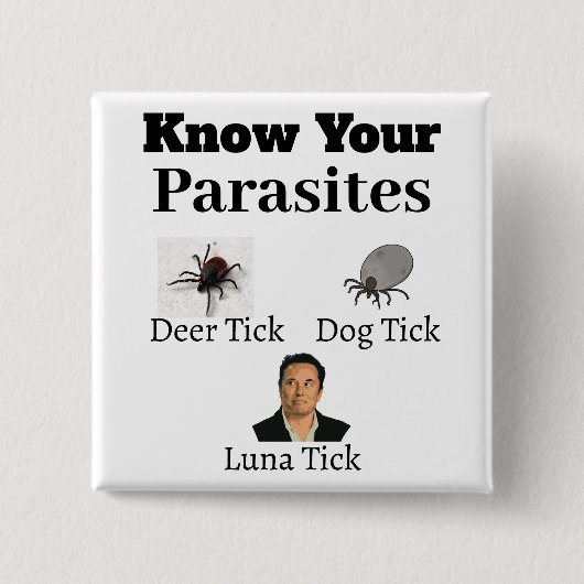 Schaltfläche Parasiten Button (Vorderseite)