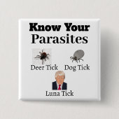 Schaltfläche Parasiten Button (Vorderseite)