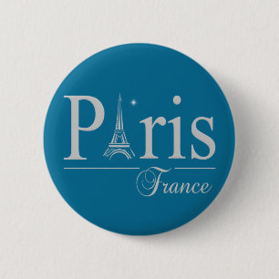 Schaltfläche Paris Frankreich Button