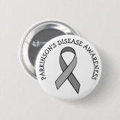 Schaltfläche "Parkinson's Disease Awareness Ribbon Button (Vorne & Hinten)