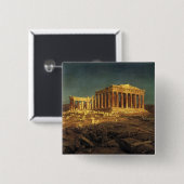 Schaltfläche "Parthenon" der Kirche Button (Vorne & Hinten)