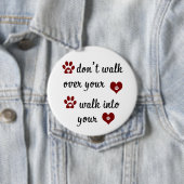 Schaltfläche "Paw Heart Quote" Button (Beispiel)