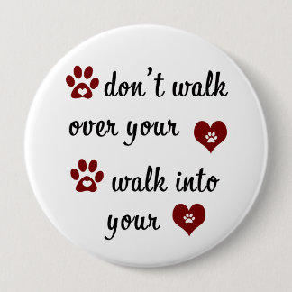 Schaltfläche "Paw Heart Quote" Button