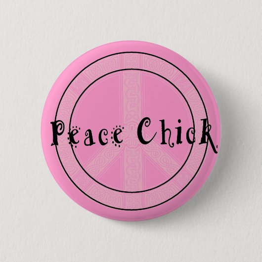Schaltfläche "Peace Chick" Button (Vorderseite)