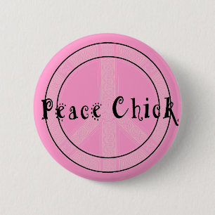 Schaltfläche "Peace Chick" Button