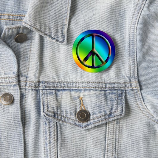 Schaltfläche "Peace Sign Hippie" Button (Beispiel)