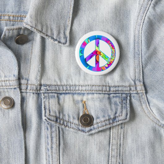 Schaltfläche "Peace Sign Summer" Button (Beispiel)