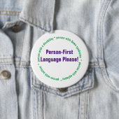 Schaltfläche "Person First Language" Button (Beispiel)