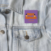 Schaltfläche "personalisiert Happy Halloween" Button (Beispiel)