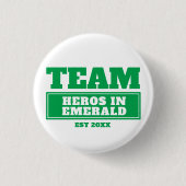 Schaltfläche "personalisierte Familie oder Team gr Button (Vorderseite)